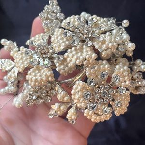**RARE** Halo & Co Bridal Headband from Kleinfelds NYC